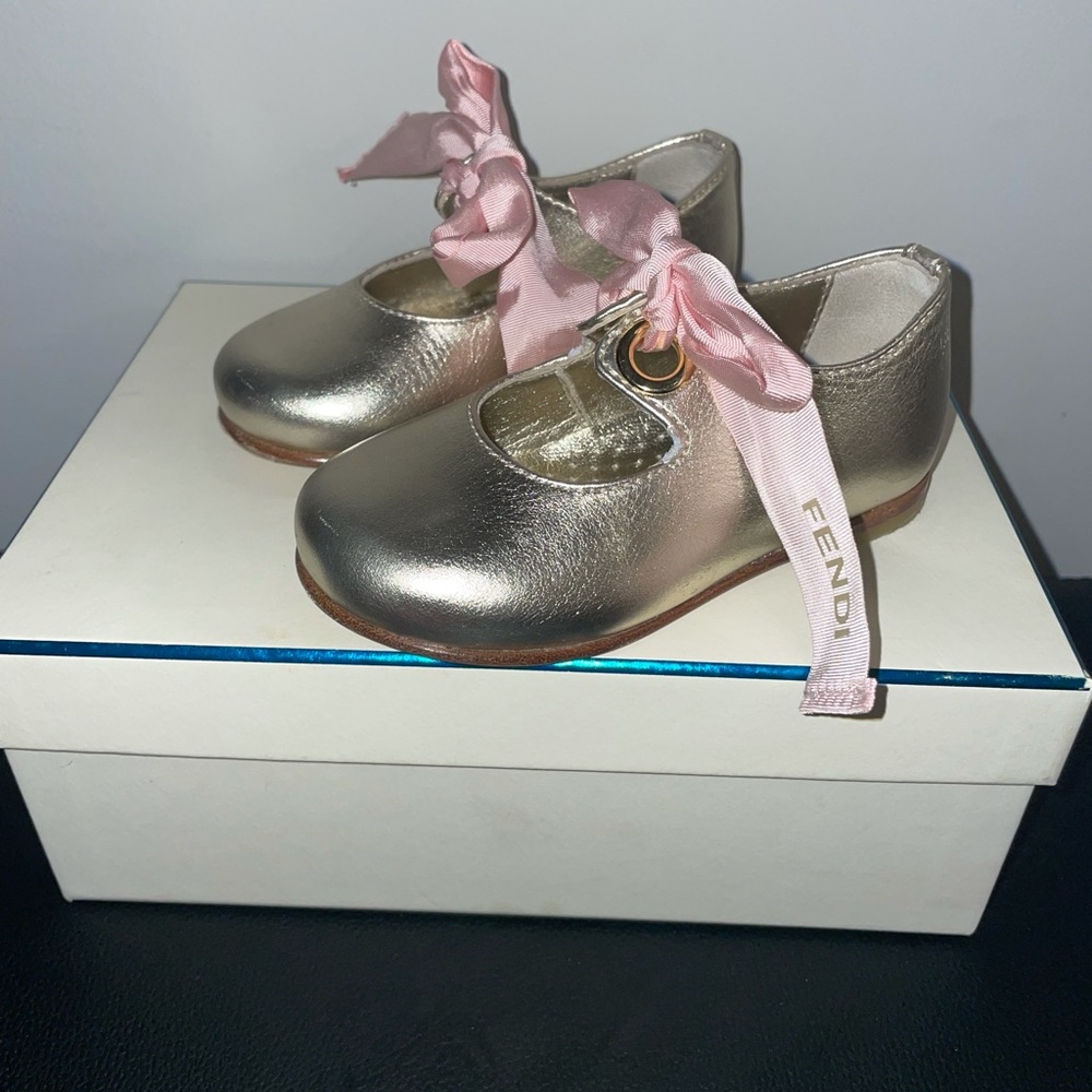 Toddler Fendi Ballerina Shoes
